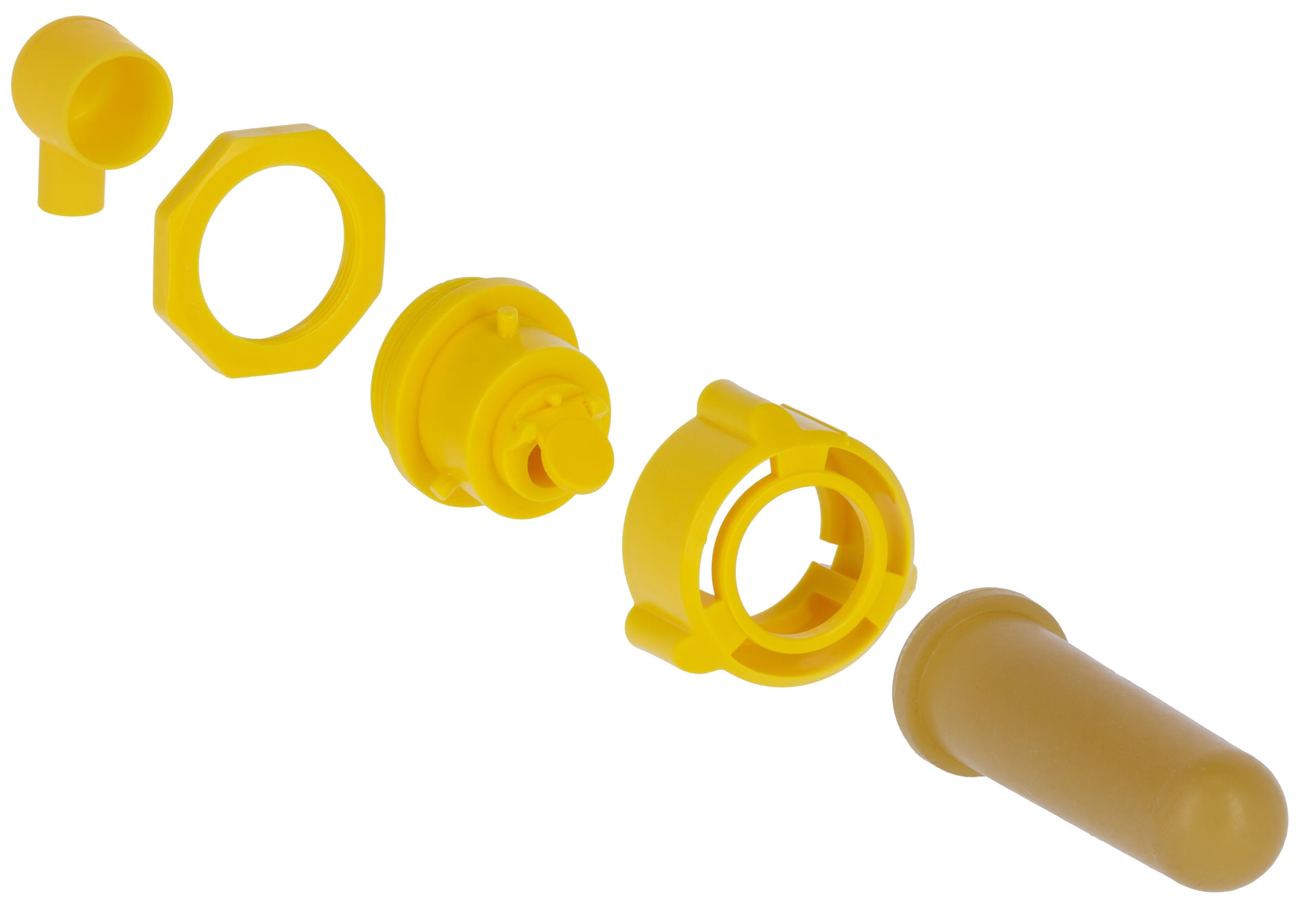 Kerbl Hygienischer Schnuller mit Sauger – Tränkeeimer Transparent 8 l