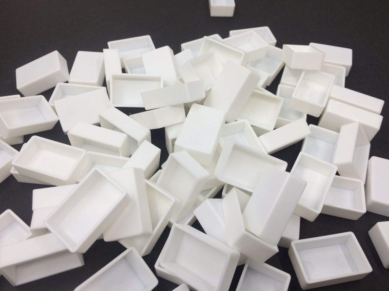White Plastic Empty Watercolor Paint Pans_48pcs Full Pans
