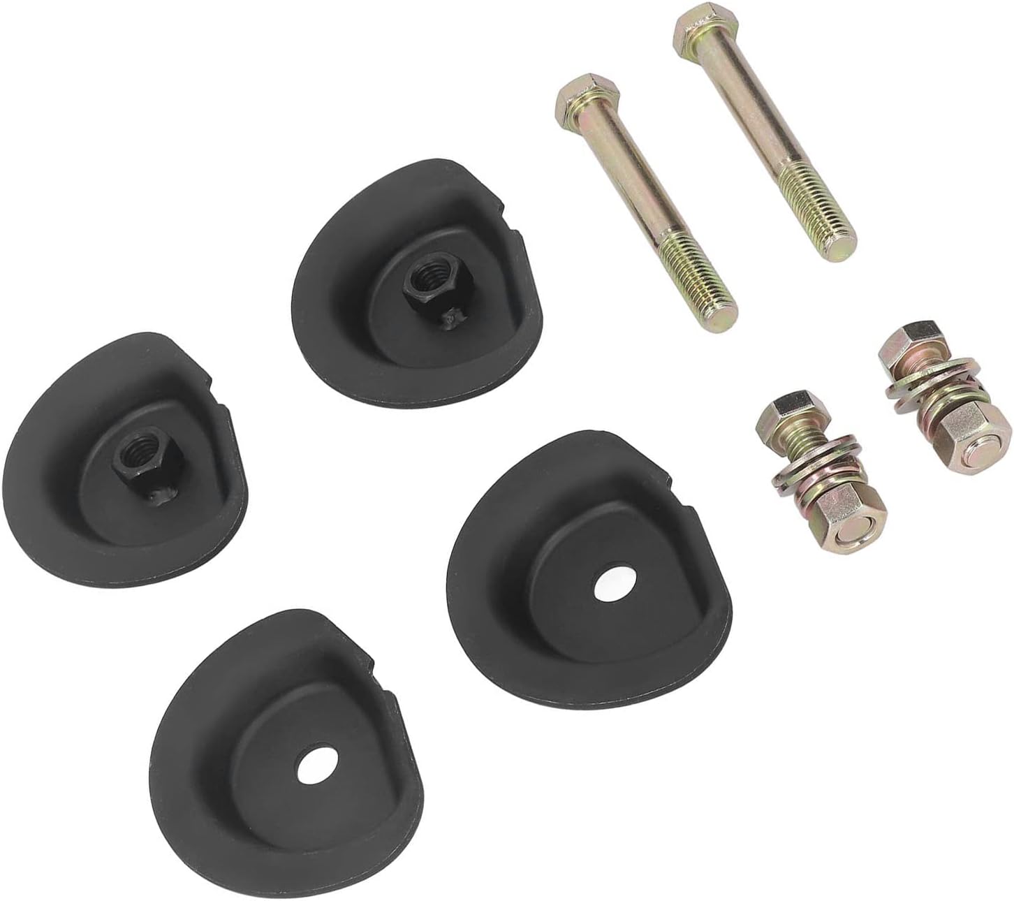 Rear Coil Spring Retainers BPC - 2069, Replacement for Chevy C10 C20 Truck 1960-1972, Rear Trailing Arm Coil Spring Retainers Set, Direct Fit Bolt On Application with 8PCS Kit fo