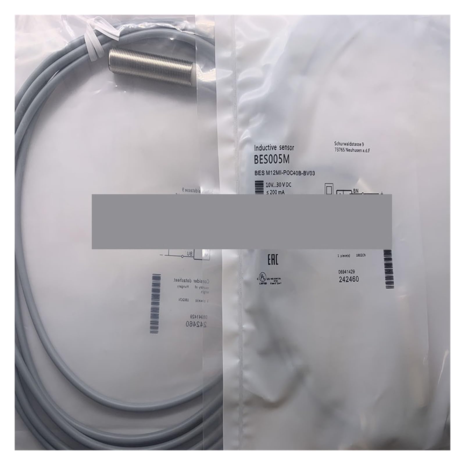 NACODLUL 1pcs M12MI-POC40B-BV02 BESM12MI-PSC20B-BV02 BESM12MI-NOC20B-BV02 BESM12MI-NSC40B-BV02 sensor(BESM12MI-NOC20B-BV02)