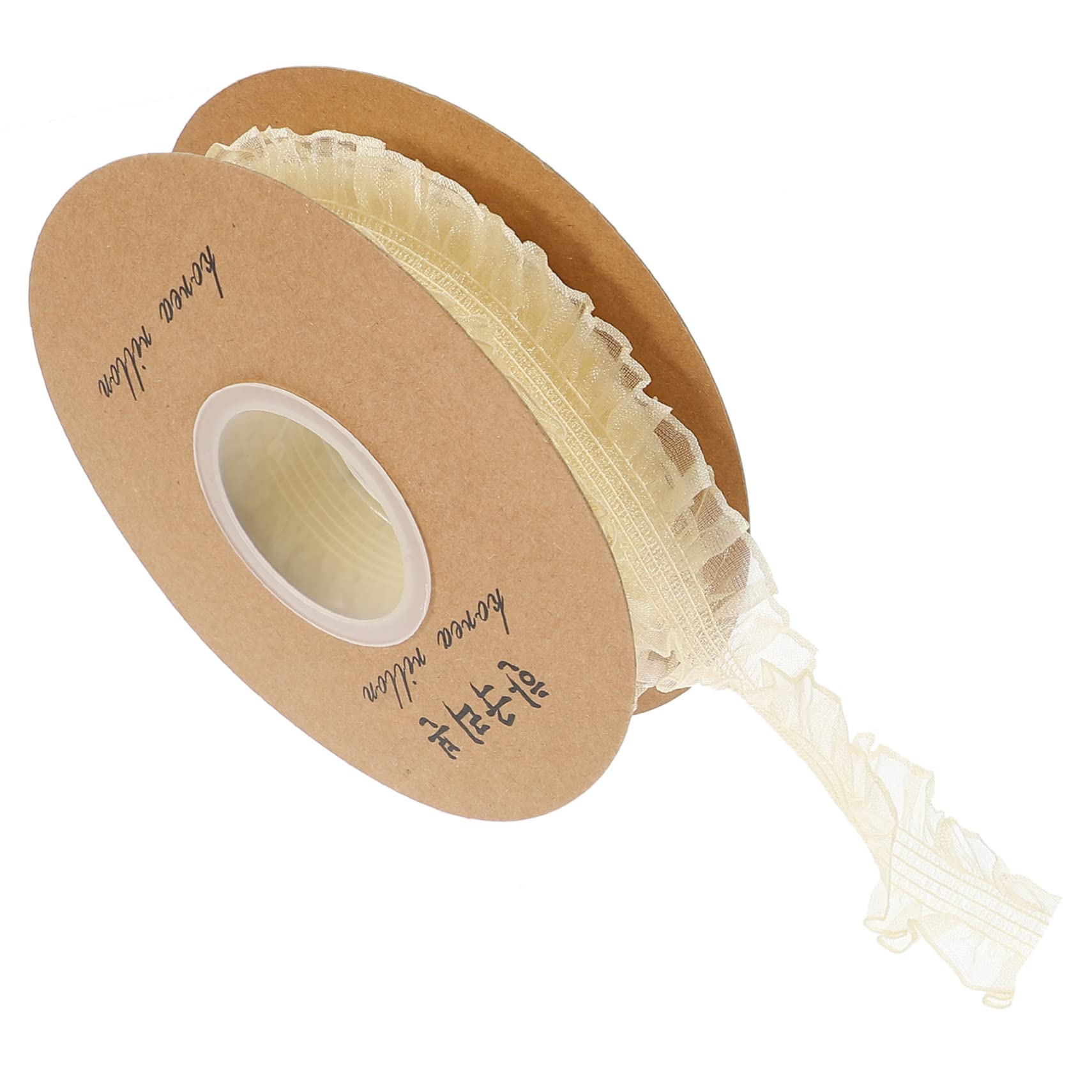 STOBOK 5rollos Cinta De Encaje Elástica De Metros Para Manualidades y Decoración De Ropa Para y Adornos Vestidos Faldas y Flores