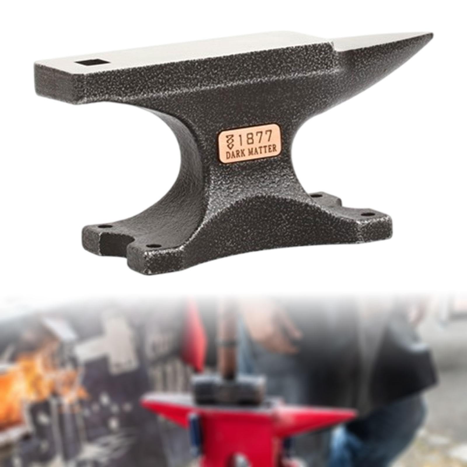 TISHITA Anvil Blocca Mini Corno Banco Solido per Gioielli Strumento Orafo per Modellare Metalli Base Fissa per Artigianato Adatto per Laboratorio Creazione Gi, Senza Base