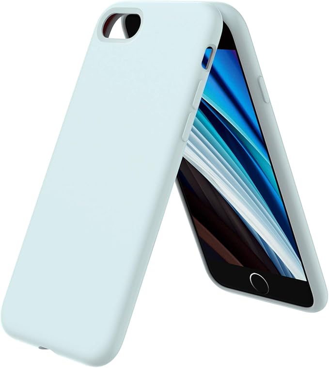Ornarto Full Body Liquid Silicone Case Compatible With Iphone Se Slim Liquid Silicone Full Covered Soft Gel Rubber Case Cover For Iphone Se 4 7 Inch Seafoam Amazon Co Uk Electronics Photo