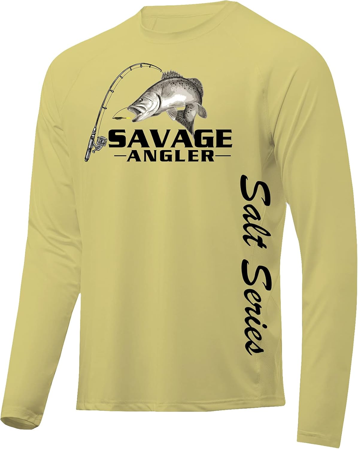 Men’s Speckled Trout Inshore Salt Series Long Sleeve Performance Fishing Shirt w/UPF 50+ Sun Protection