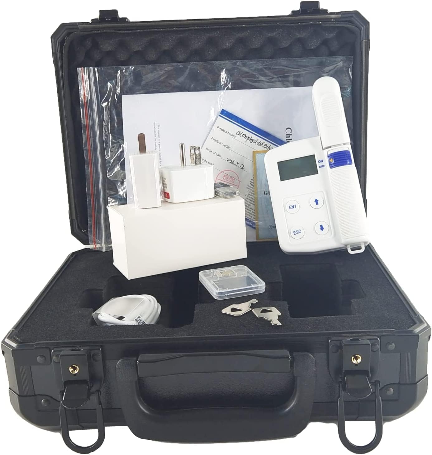 Chlorophyll Tester Plant Leaf Chlorophyll Content Detecting Instrument with Measuring Range 0.0 to 99.9 SPAD For Measuring Instantly Relative Chlorophyll Content