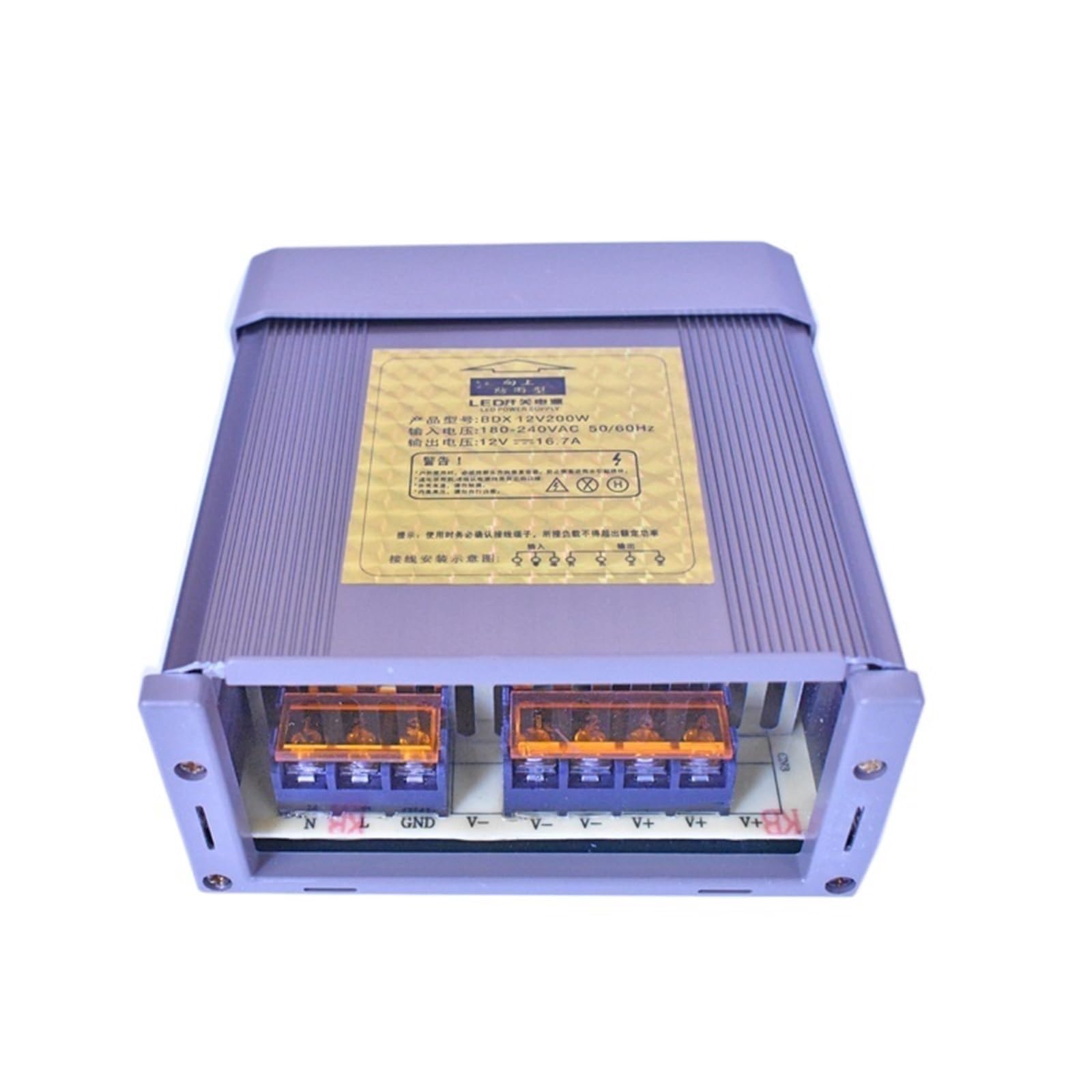 UDHBJEBQ 12V200W profile switching power supply 12V17A high-end switching power supply led DC luminous character power supply(12V17A 200W)