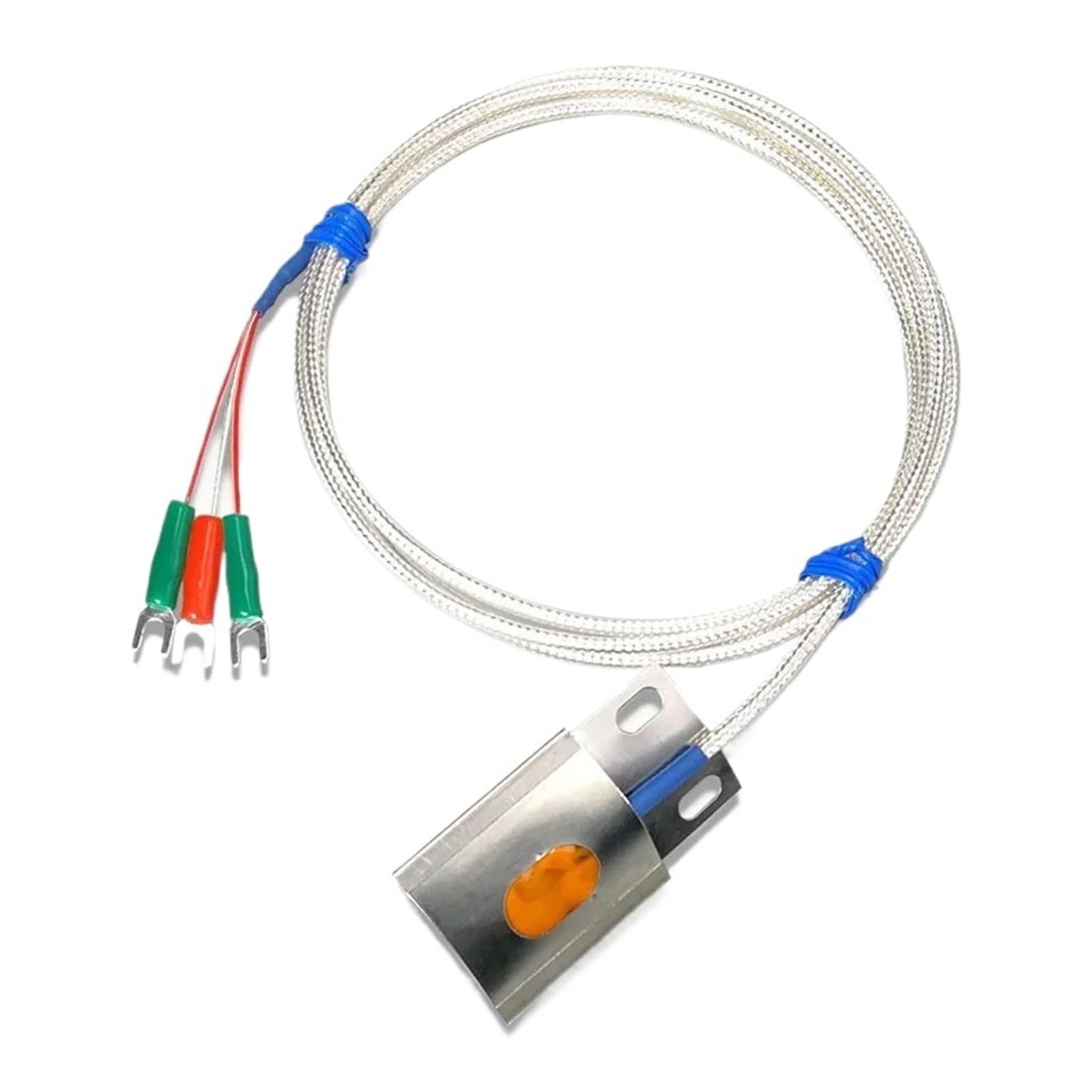 Sensor de temperatura Pt100 Clase A con cable de 4 metros para tuberías cilindricas 7