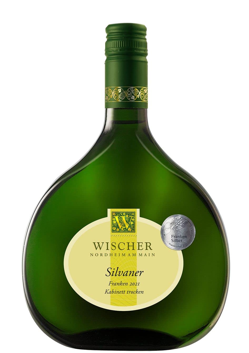 WEIN WISCHER Weißwein Silvaner trocken Kabinett [1 x 4,5 l] Obereisenheimer Höll Weingut Wischer - Tafelfreuden Frankenwein jetzt genießen!