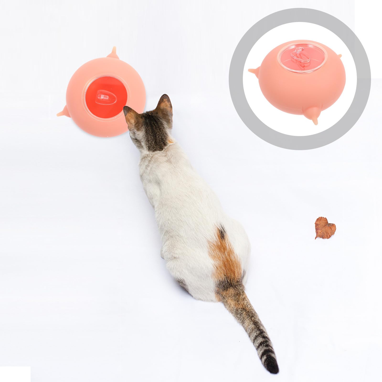 Biberon per Cuccioli in Silicone Rosa Riutilizzabile | Compatto e Facile da Riporre, Adatto All’addestramento, Accessorio per Animali Domestici Piccoli