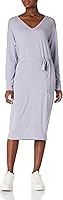 Amazon Brand - find. Women's Long-Sleeve V-Neck Dress