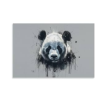 「予感」｜絵画 原画 抽象画 動物画 パンダの絵 イラスト アート ドローイング 予感」｜絵画 原画 抽象画 動物画 パンダの絵 イラスト アート