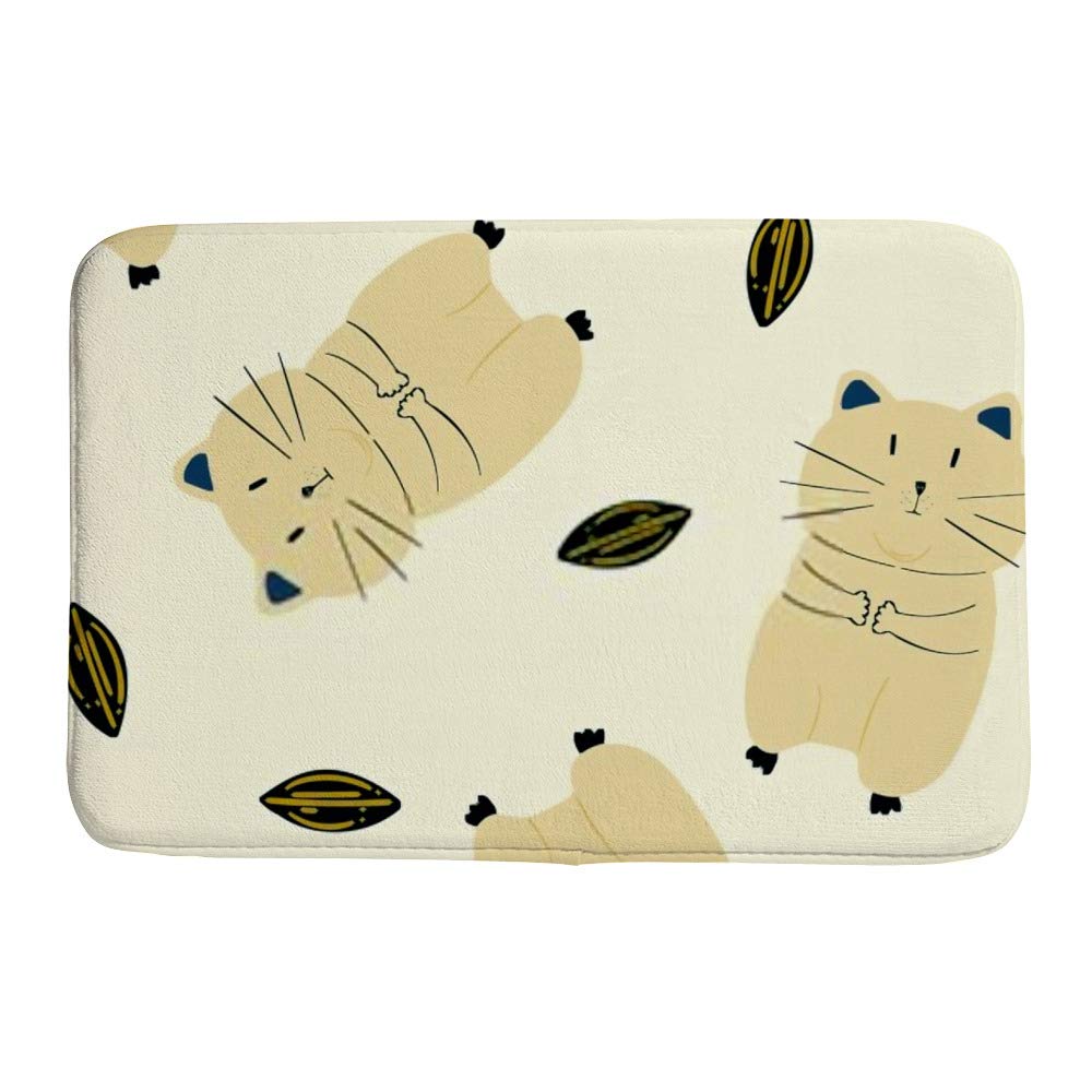 Tapis de bain antidérapant ultra absorbant en microfibres velours corail pour sol sec