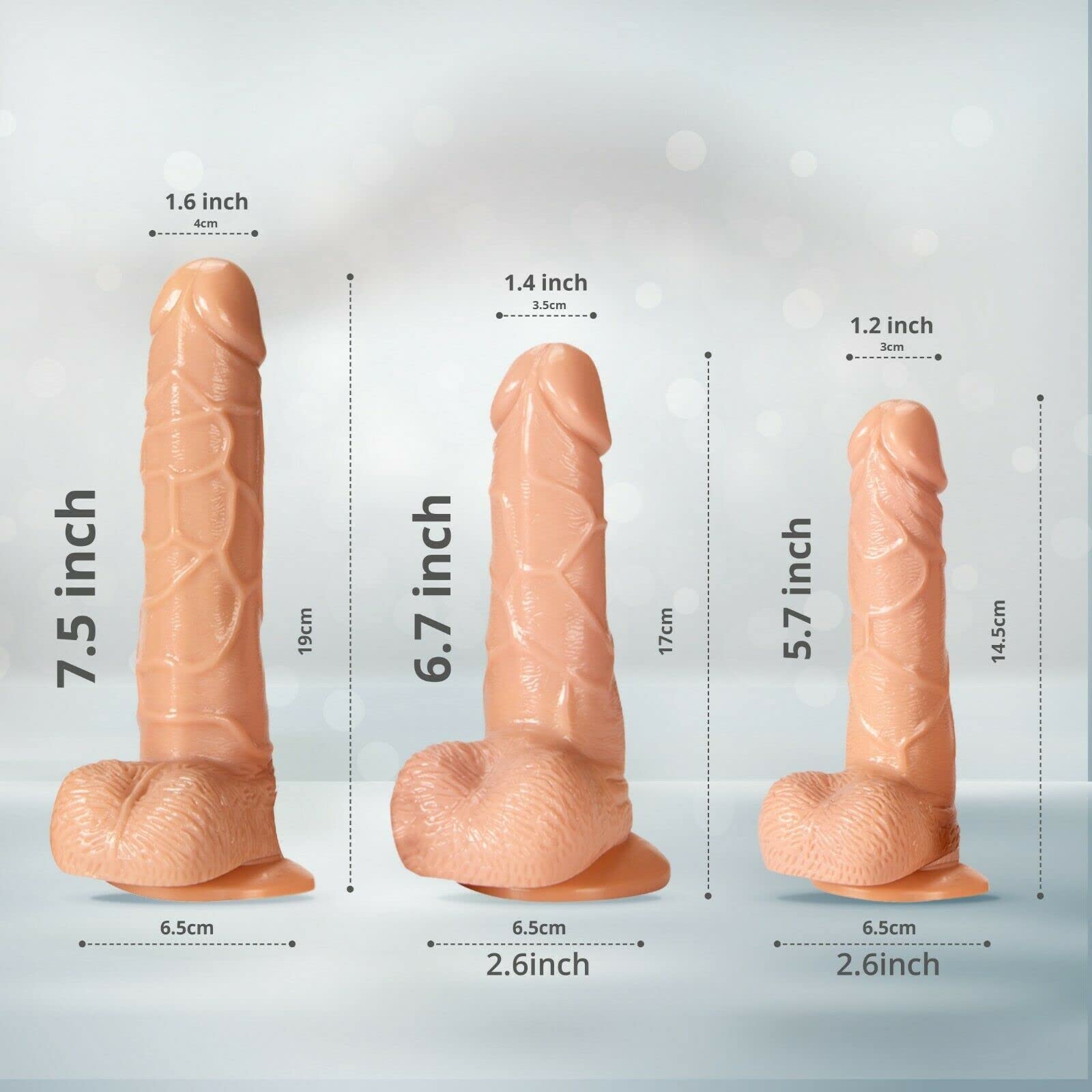 Amazon.com: Realistic Dildos Vibrator Body-Safe Huge Penis with Strong Suction Cup for Hands-Free Play G-spot Thrusting Vibrating Adult Sex Toys for Women, Medium : Health & Household Amazon.com: Realistic Dildos Vibrator Body-Safe Huge Penis with Strong Suction Cup for Hands-Free Play G-spot Thrusting Vibrating Adult Sex Toys for Women, Medium : Health & Household