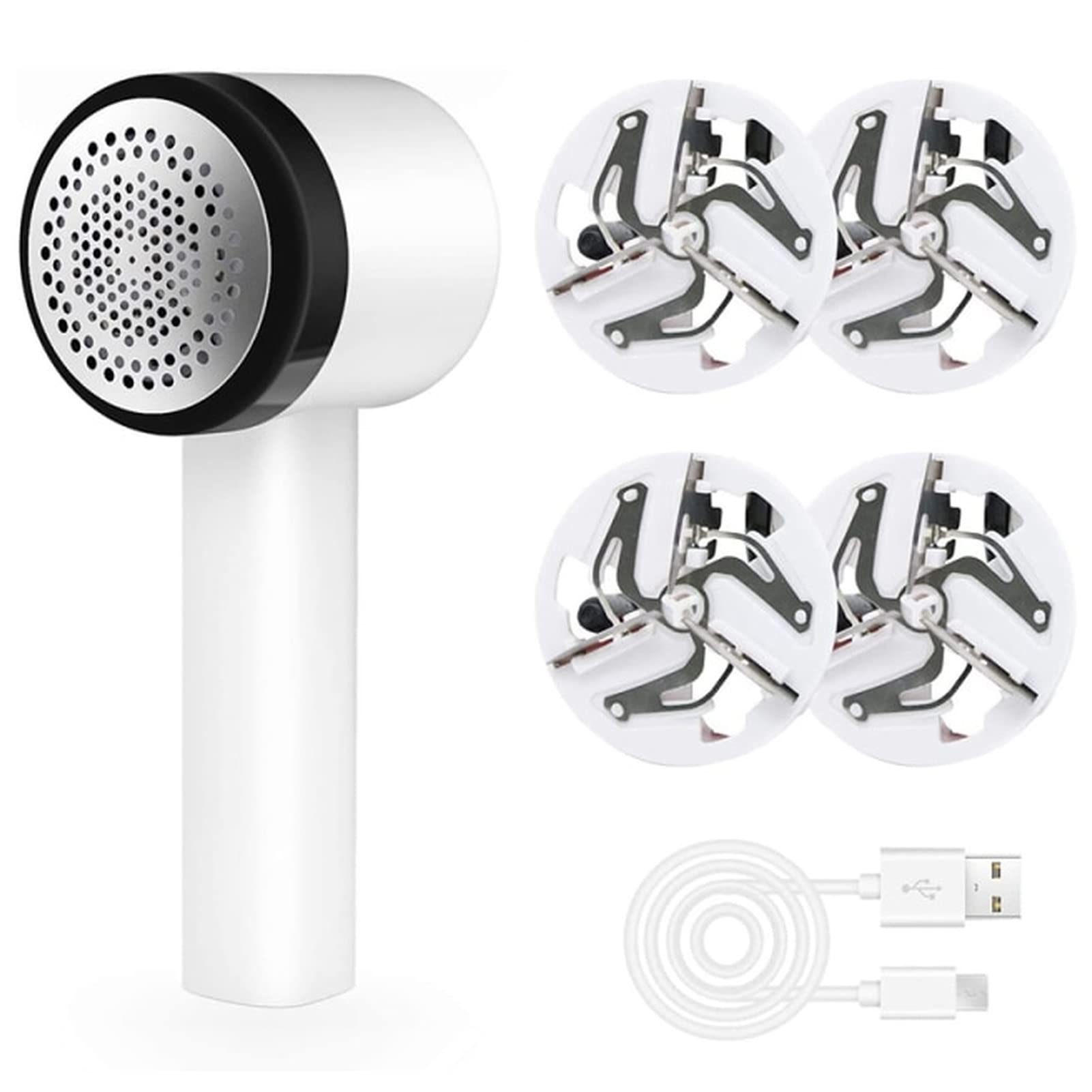 Quitapelusas Electrico Removedor de pelusa eléctrica Ropa portátil Suéter Cortinas Cortinas Fuzz Tela Shaver USB Máquina de corte de pellets de pellet de pelletes recargables Afeitadora de Pelusa ( Si