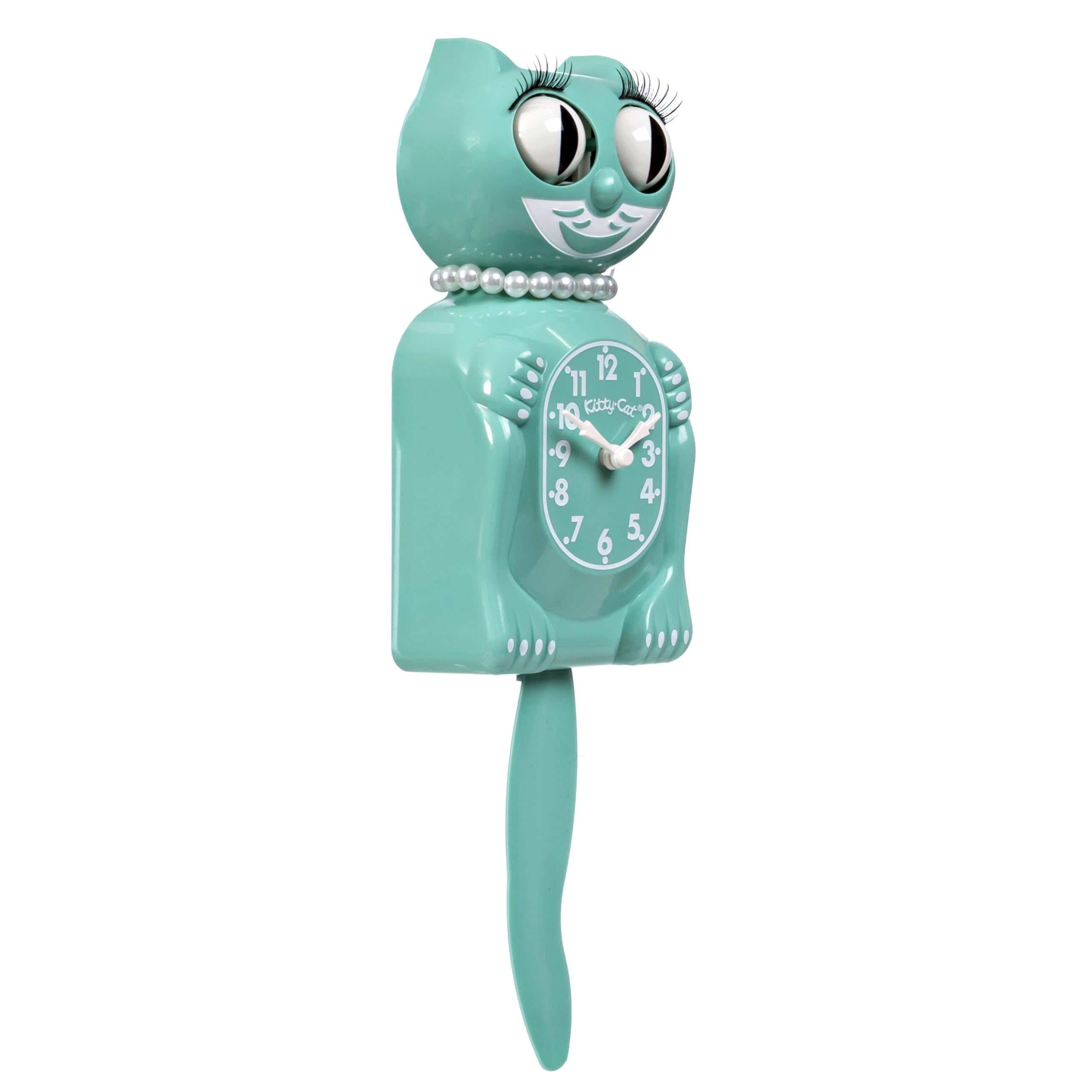 Kit Cat Klock Ocean Waves Miss Kitty-Cat Klock, Gato, Barco de Juguete, Unisex, Amantes de Gatos
