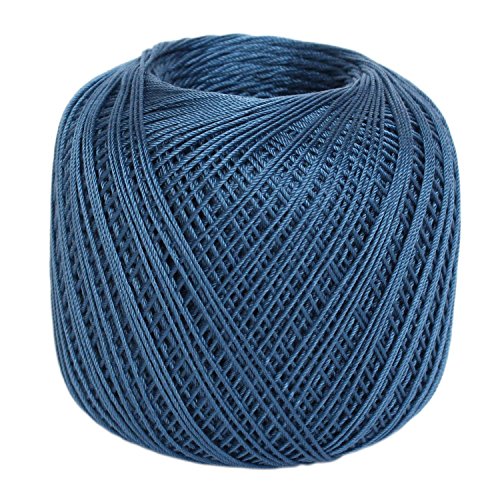 オリムパス製絲 エミーグランデ レース糸 合細 Col.335 ブルー系 50g 約218m