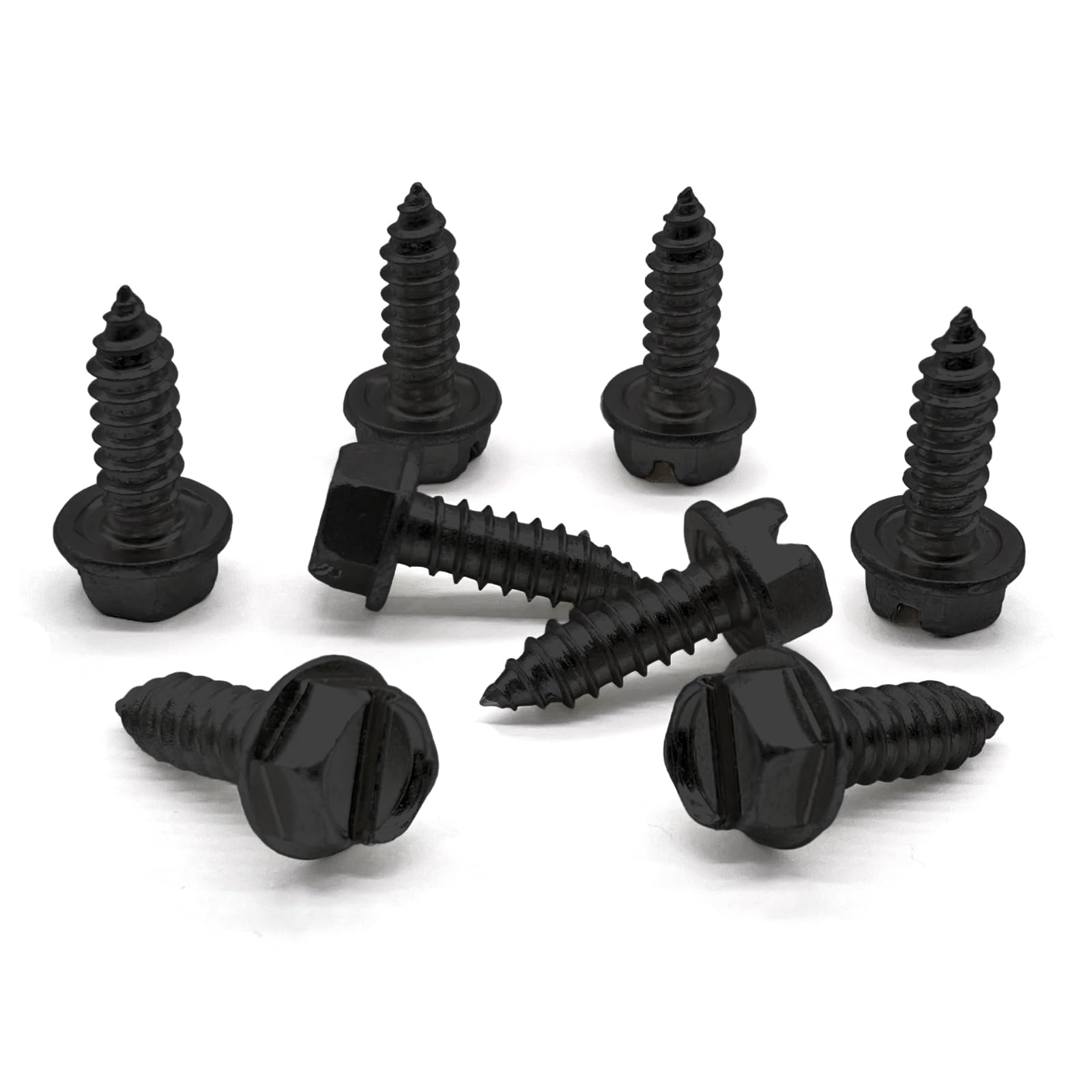 License Plate Screws - Stainless Steel Pack of 4 -21 License Plate Screws - Stainless Steel Pack of 4 -21