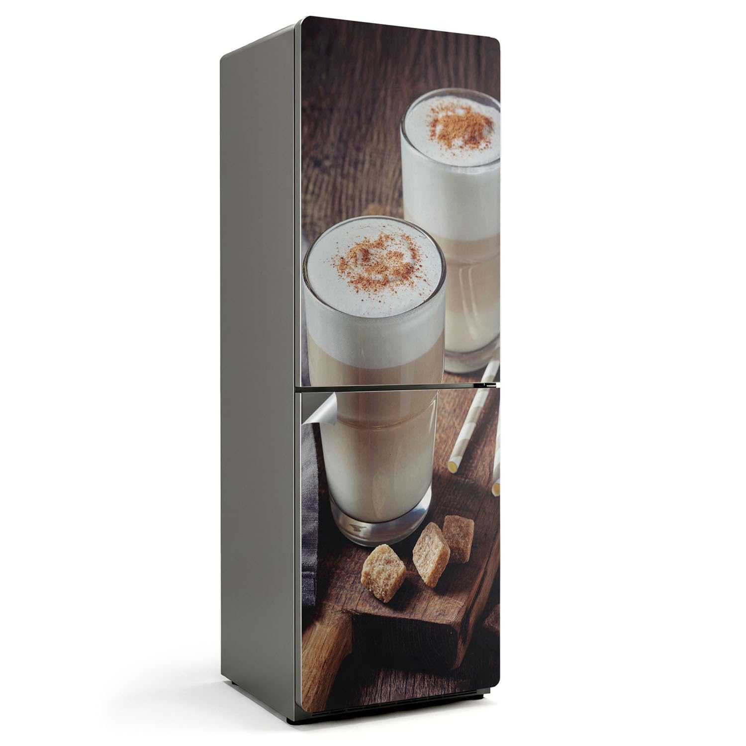 Pegatinas para Frigorífico Impermeables y Antirrayones Diseño Café 60x180