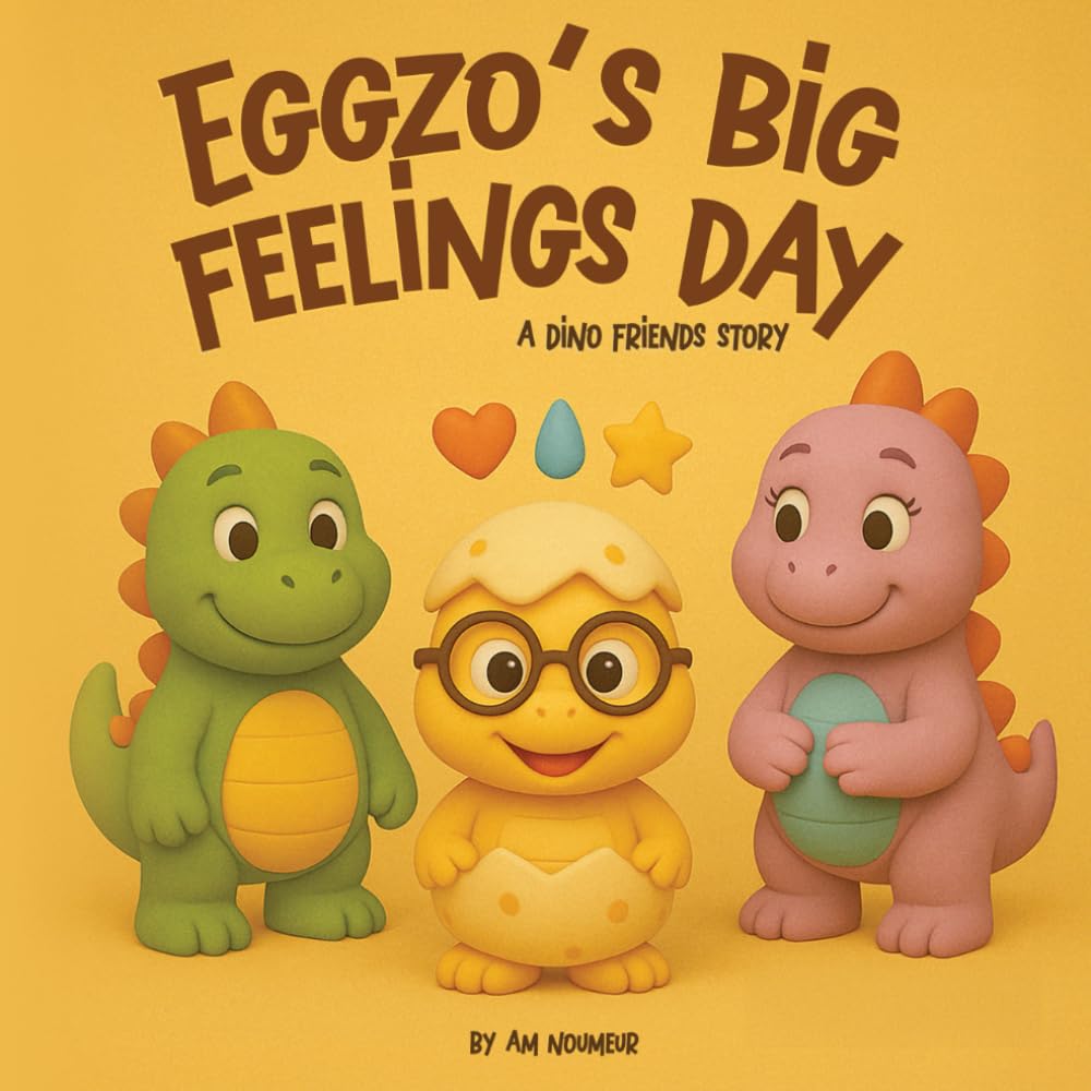 Eggzo’s Big Feelings Day: A Heartwarming Dino Story About Emotions, Friendship, and Big Feelings (A Dino friends story)