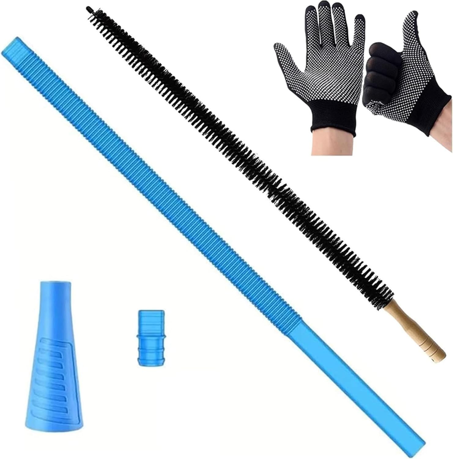 Clothes Dryer Vent Cleaner Kit Compatible with All Vacuum Cleaner Include Vacuum Hose Attachment Accessories Brush Lint Brush,Dryer Vent Vacuum Hose with Gloves Clothes Dryer Vent Cleaner Kit Compatible with All Vacuum Cleaner Include Vacuum Hose Attachment Accessories Brush Lint Brush,Dryer Vent Vacuum Hose with Gloves