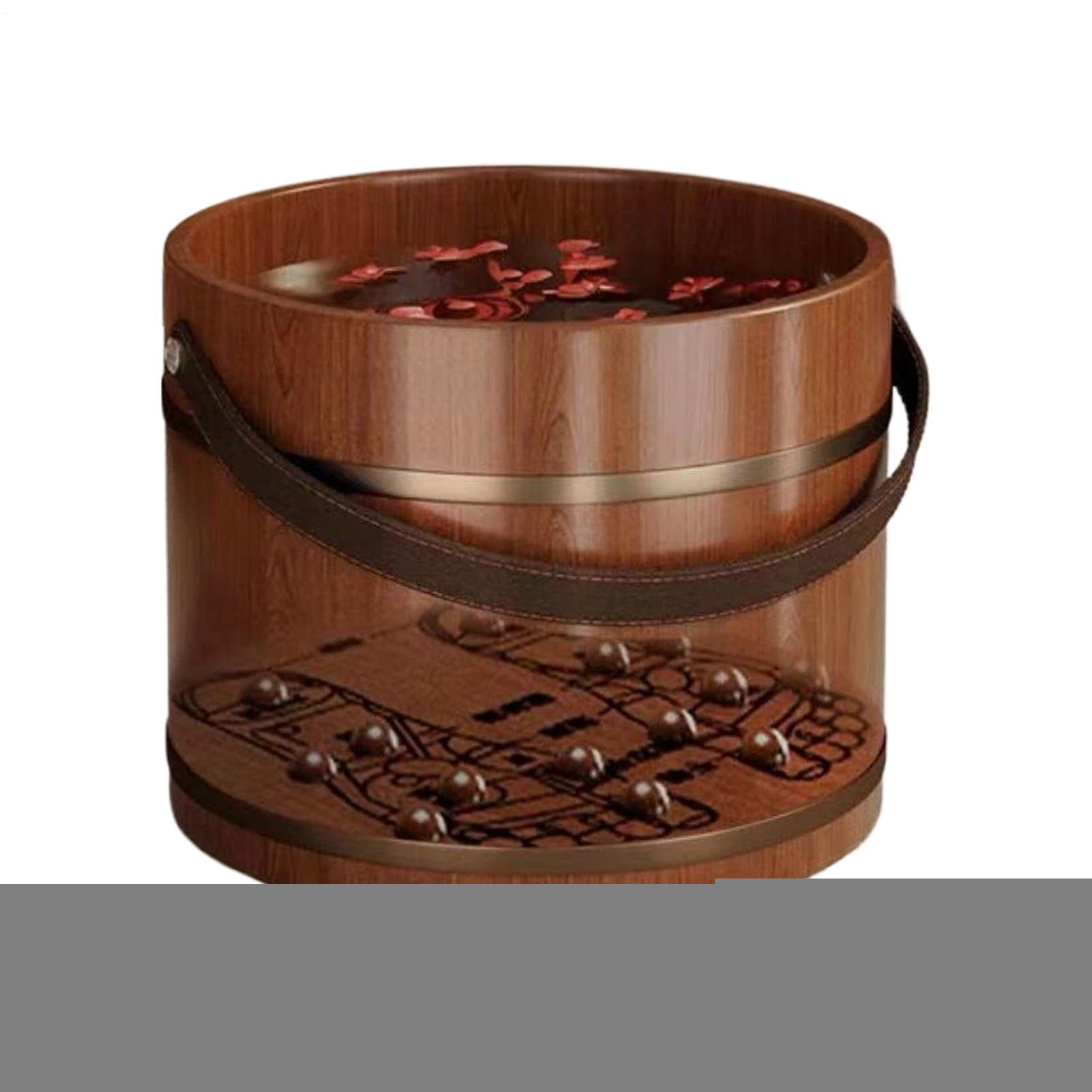 Vasca Pediluvio Maniglia Ergonomica Multifunzionale | Bacinella Per Ammollo Piedi Per Ragazzi Genitori Nonni Uomini Donne Anziani Casa Spa Sauna