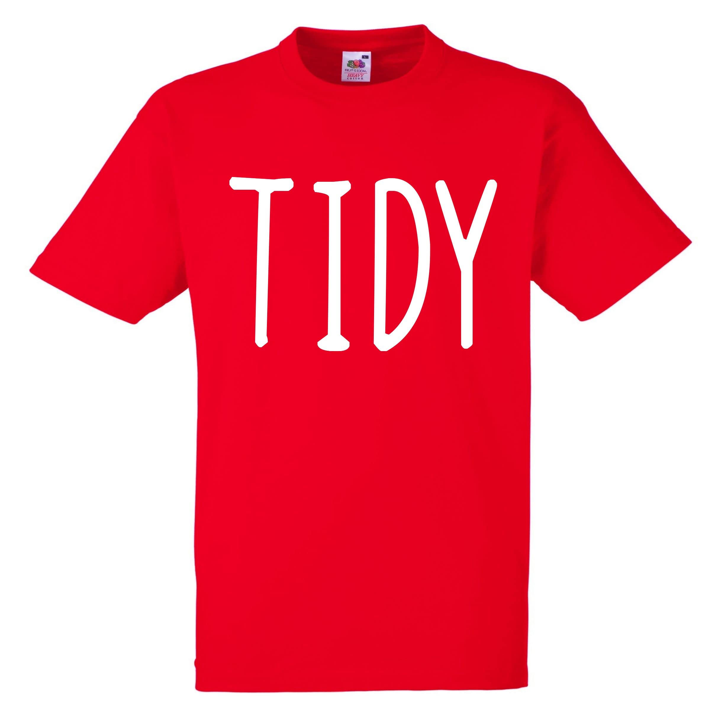 Tidy Gavin and Stacey Nessa Wales Welsh Mens Premium Funny Tshirt top Novelty Gift Present dad Husband boy Red