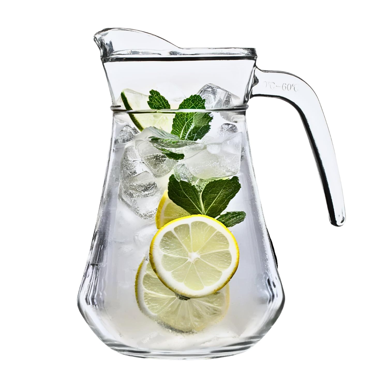 Ravenhead Glass Jug Pitcher 1.3L Heat Resistant Water Juice Cocktail Hot Cold Clear