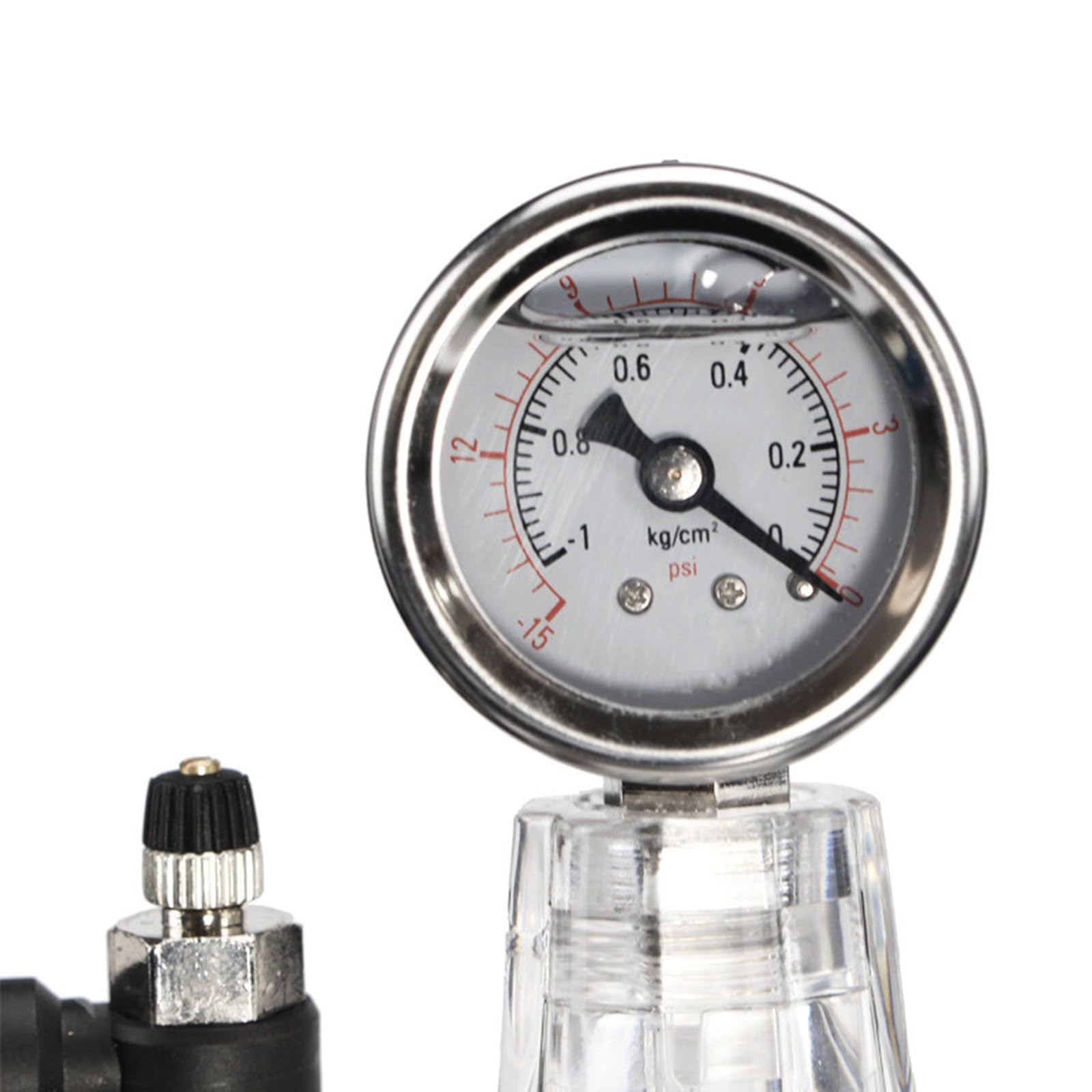 Polycarbonat-Vakuumtrocknungsgefäß, 250 Mm Labor-Vakuum-Exsikkator Mit Doppelventilen Und Manometer, Für Die Vakuumtrocknung Und Lagerung In Der Laborforschung