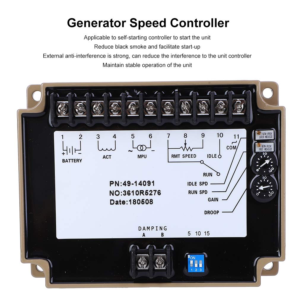 Controlador de placa de control de velocidad mecánica 4914091 Gobernador electrónico para motor diésel