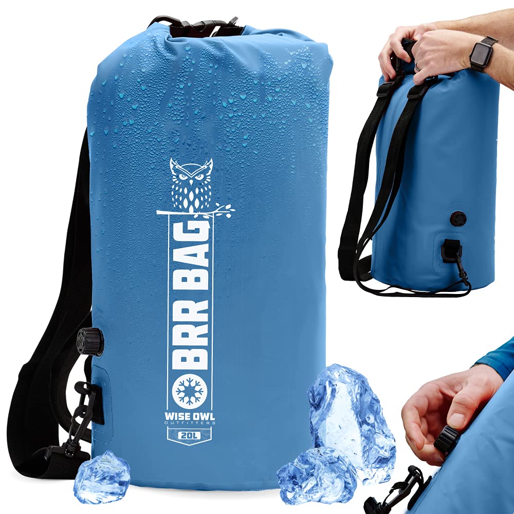 Wise Owl Outfitters Mochila enfriadora – Ultra aislada impermeable bolsa de enfriamiento – Mochila de almuerzo suave a prueba de fugas y enfriador de playa – Tamaños de 20 l y 30 l