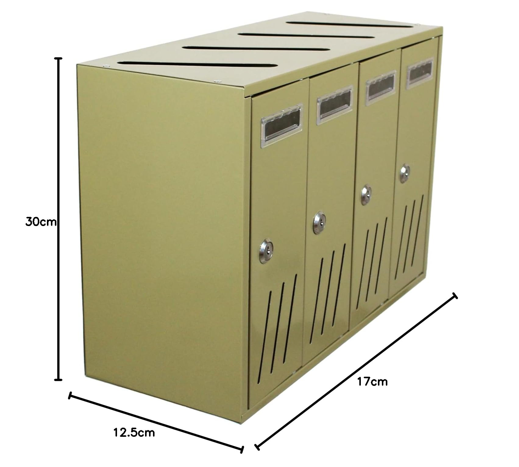 BOXOB Cassetta da interno Modello Serenity 800 (Bronzo, Comparti 1)