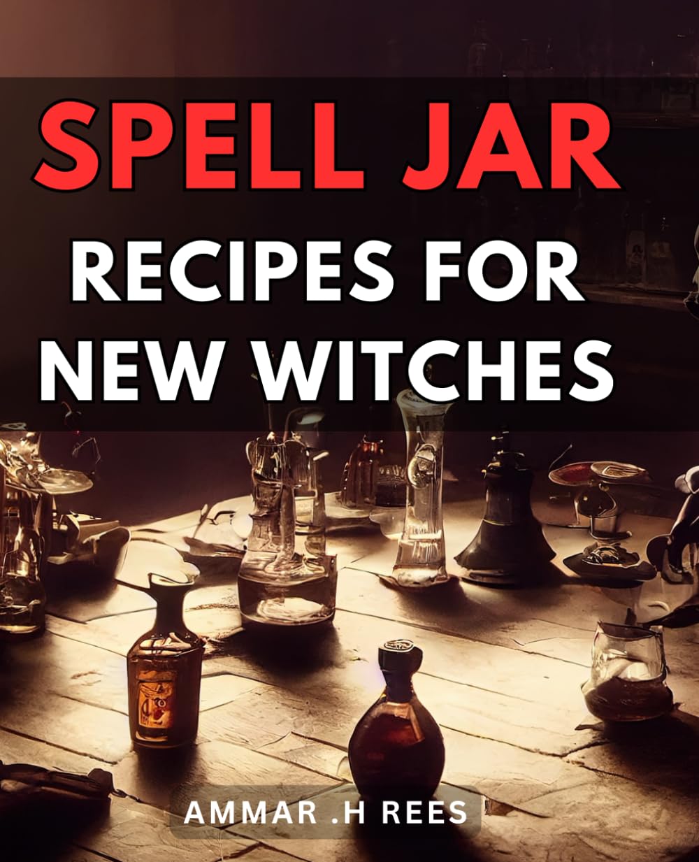 Spell Jar Recipes For New Witches: Master beginner-level witchcraft with an enchanting collection of spell jars for magical manifestation. Perfect for anyone starting out in the craft.