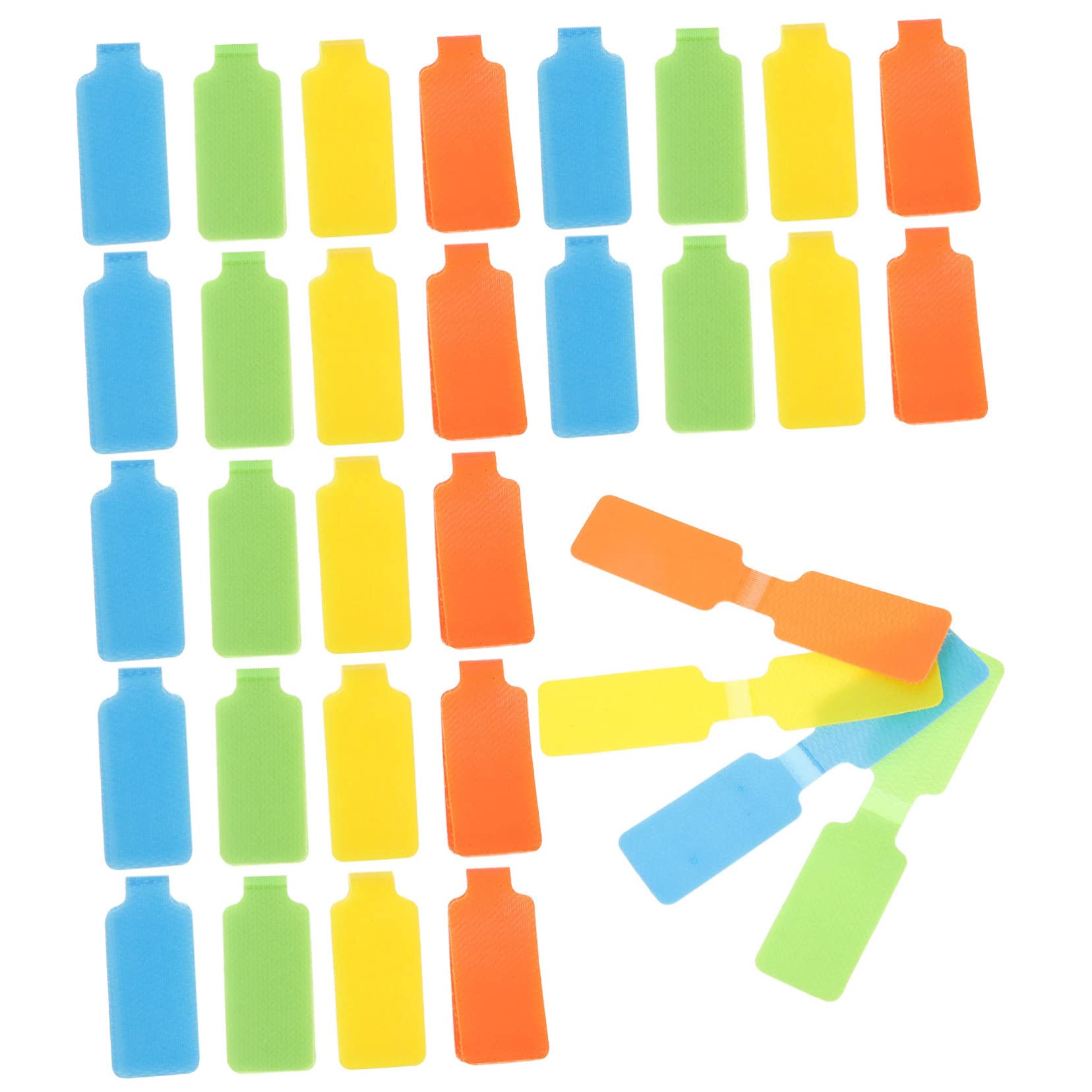 Uonlytech Kit Di 4 Organizzatori Per Cavi Elettronici 100 Etichette Per Cavi Per Lidentificazione Dei Cavi Riutilizzabili E Robuste 50 Pezzi*4
