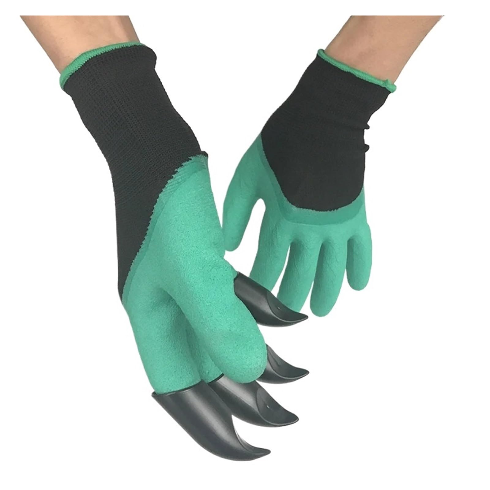 Gartenhandschuhe, Gartenhandschuhe mit Krallen, Mehrfarbig, for Damen und Herren(4 Hand Claw)