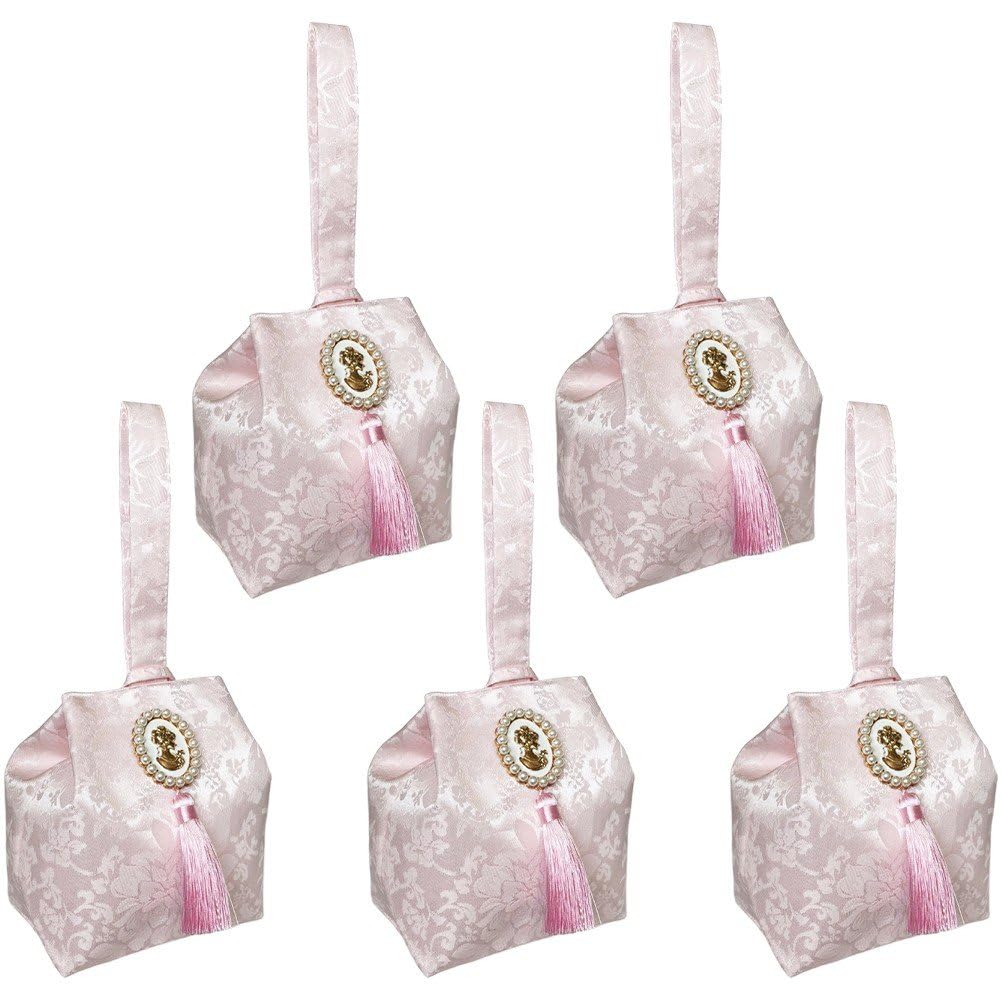 Sac de poignet de style chinois haut de gamme avec glands soyeux