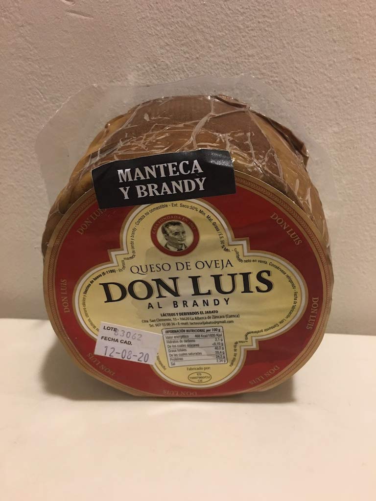 Queso de oveja Don Luis en Manteca y Brandy 1 Kg