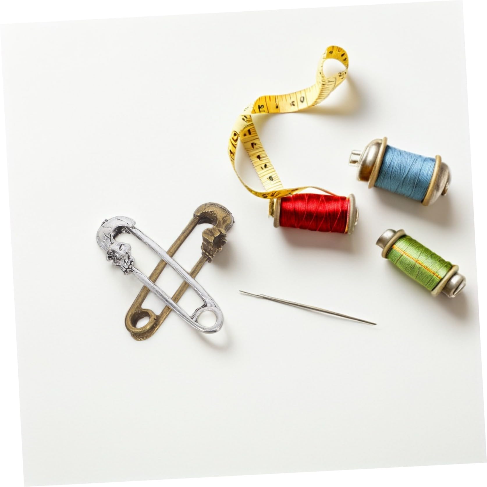 STOBOK 60stücke Skull Sicherheitsnadeln Robuste Sicherheitsnadeln Mit Sicherheitsverschluss Für DIY Bastelprojekte Und Modeaccessoires