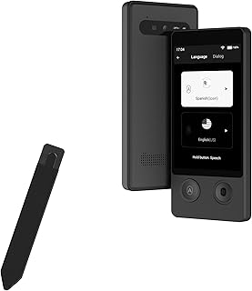 BoxWave Stylus Pouch Compatible with Wooask W12 (3.7 in) - Stylus PortaPouch, Stylus Holder Carrier Portable Self-Adhesive - Jet Black