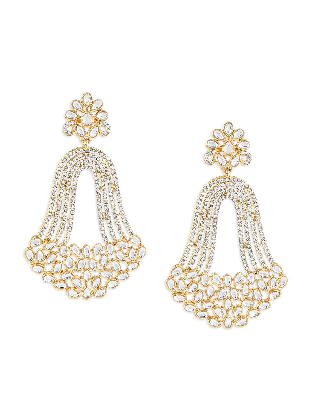 Zaveri Pearls Antique Gold Tone Austrian Diamonds & Kundan Indi-Western Dangle Earring-ZPFK10152 For Womens (B08YX71NPD) Amazon Price History, Amazon Price Tracker