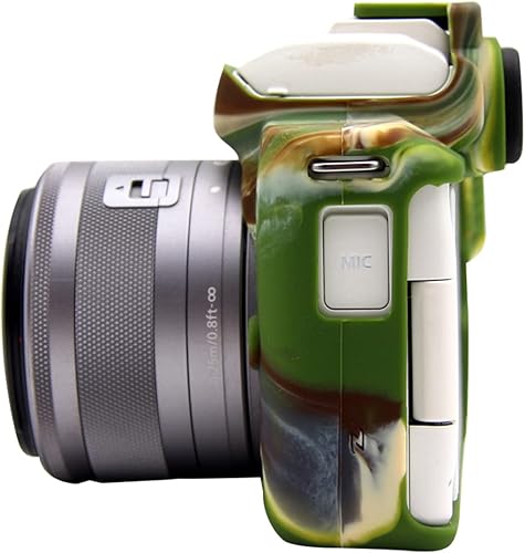 Miniatura 10 de Rieibi Funda de silicona para Canon M50 M50 Mark II, funda protectora de silicona suave para cámara digital Canon EOS M50 EOS M50 II