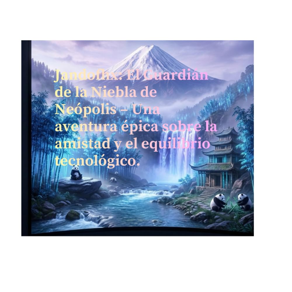 Jandofhx: El Guardián de la Niebla de Neópolis: Una aventura épica sobre la amistad y el equilibrio tecnológico.