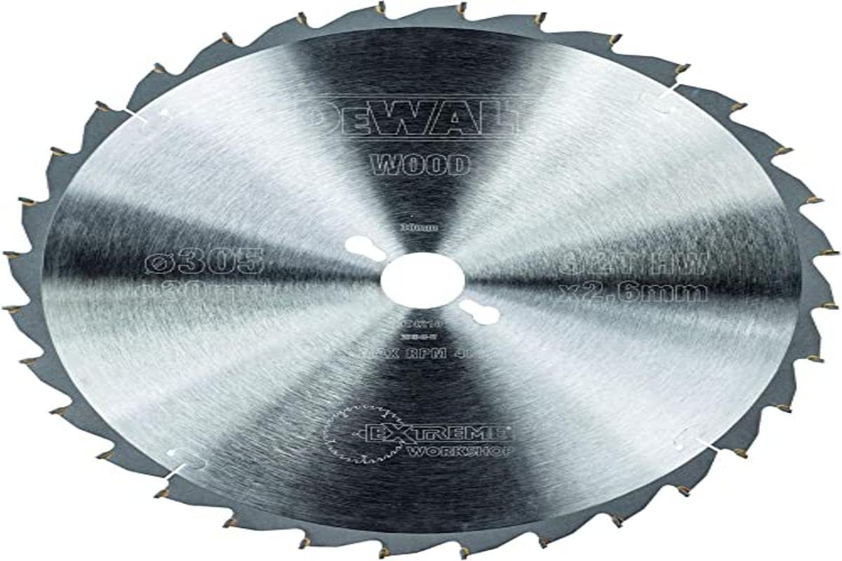 DeWalt DT4210-QZ - Hoja para sierra circular estacionaria 305x30mm 32D ATB -5º