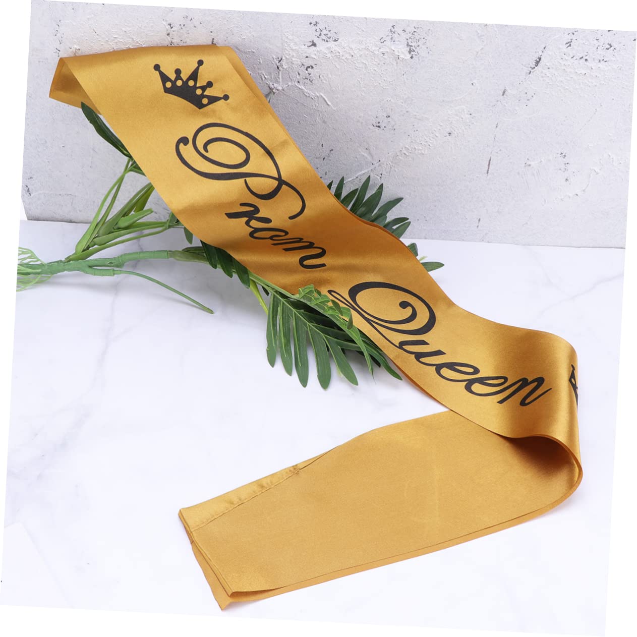 świąteczna świecąca girlanda, 4 sztuki szarfy Grad Ribbon Prom King i królowej balu(Goldenx2pcs,Mediumx3pcs)