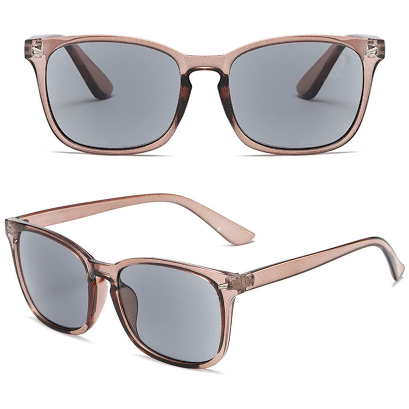 ABETOS Reading Sunglasses Tinted Sun Readers Classic Retro Eyeglasses for Women Men UV400 Protection Outdoor Reading in the Sun 1.0 1.5 2.0 2.5 3.0 - Image 3