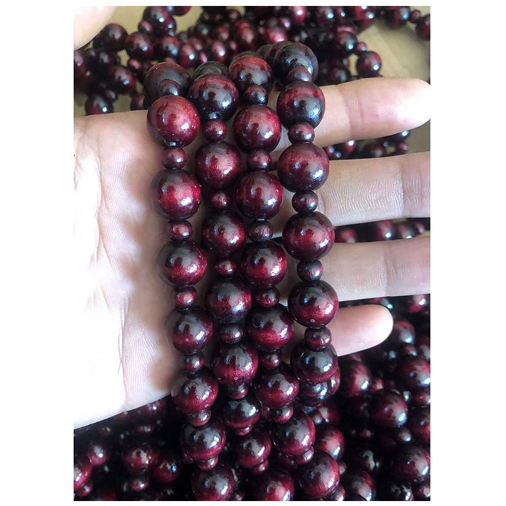 Rideau de perles pour chambre et séparation de pièces bohème en bois