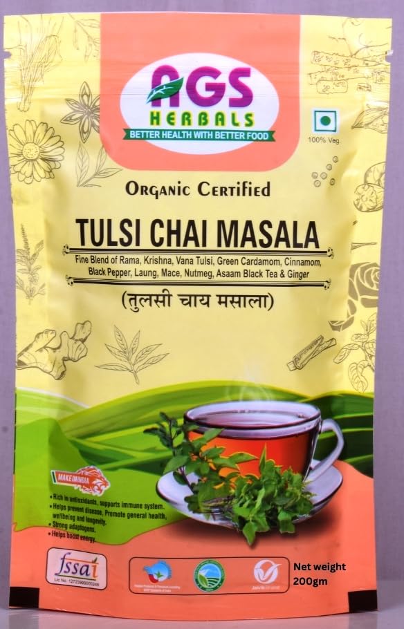 AGS HERBALS ORGANIC TULSI CHAI MASALA (B0CL2B9X81) Amazon Price History, Amazon Price Tracker