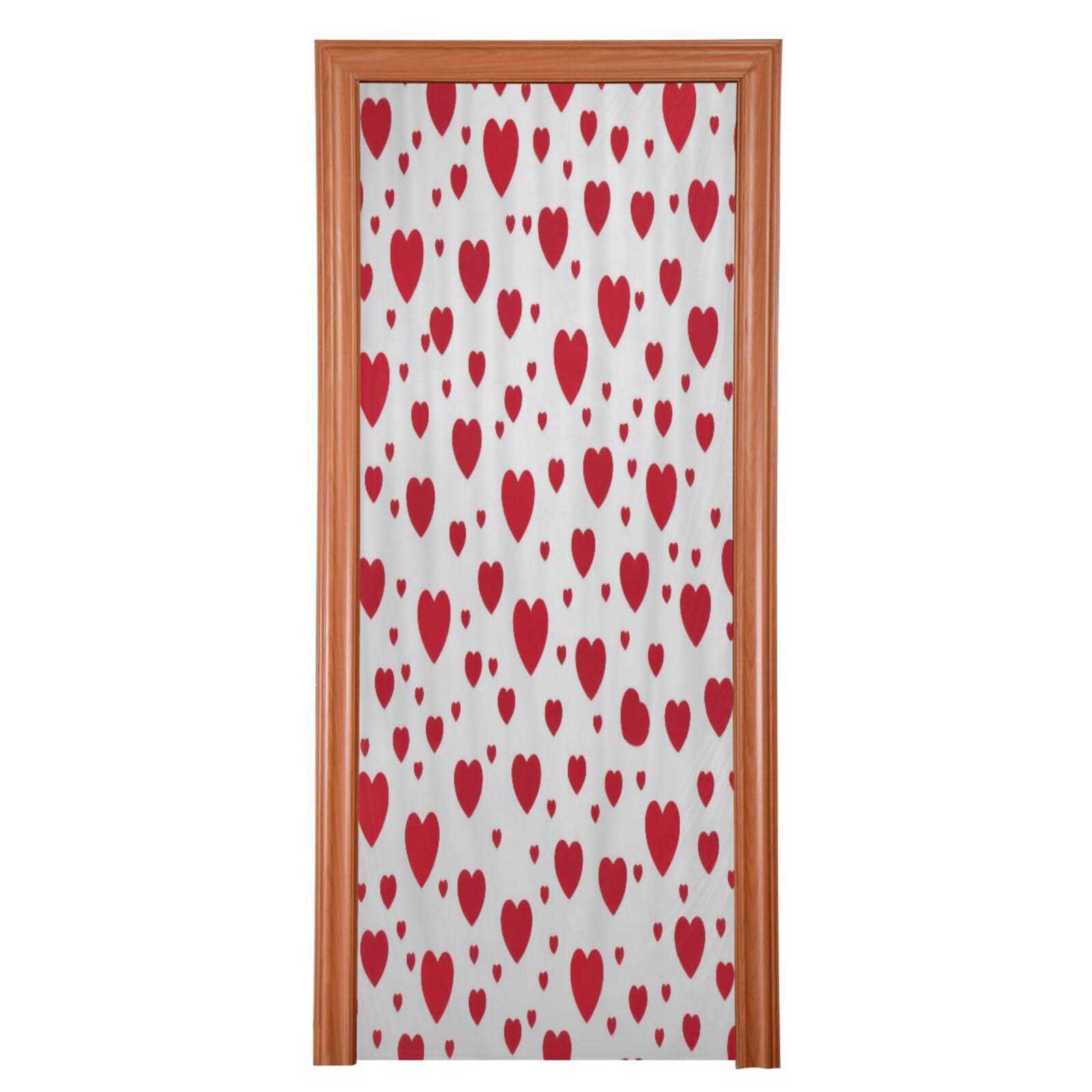 FLildon Romantic Decor Love Valentine's Day Door Cover Decoration, Party Accessory Porch Decor for Festive Ornament Room Door Covers 35 x 79 Inch