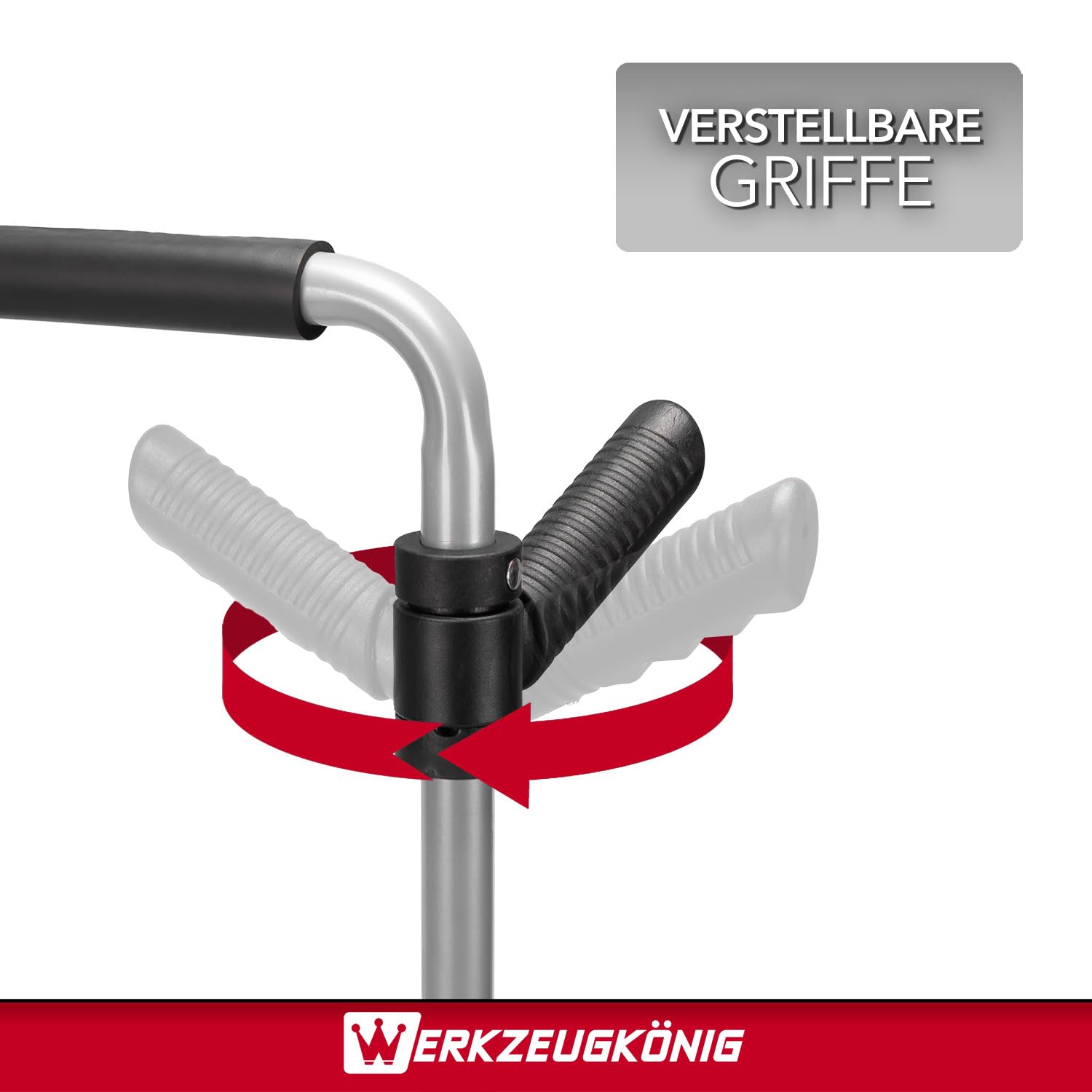 Aluminium Sackkarre klappbar 120 kg - Transportkarre ausziehbar mit Vollgummirädern inkl. Expanderseil, komplett montierte Klappkarre platzsparend, Paketkarre Handkarre Stapelkarre