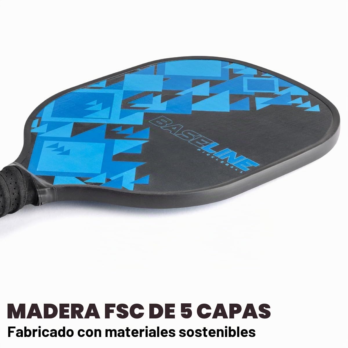 Baseline Pickleball Paddles Set, Pickleball Rackets with Accessories, Premium Wooden Paddles and Balls Indoor and Outdoor Use