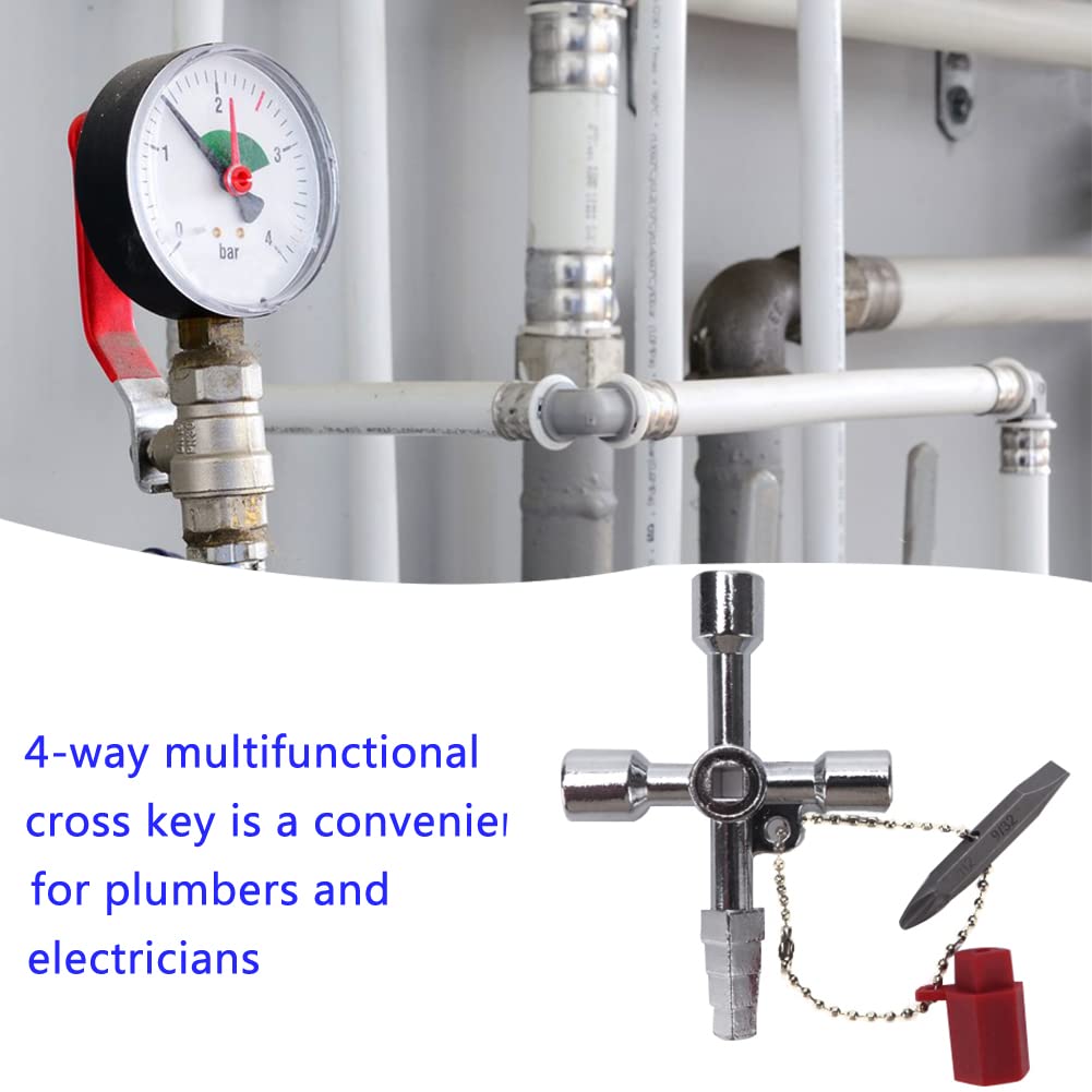 Set Completo Chiavi Utility Domestiche Fishsimple - Per Spurgo Radiatore, Contatori Acqua, Gas E Luce